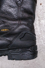 KEEN Utility Flatland Pull-On Waterproof Work Boots 鞋頭配置 KEEN.PROTECT 橡膠防護防刮罩與安全趾帽