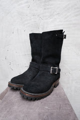 White's Boots Nomad "Black RO" Engineer Boots 美國百年工靴品牌 黑色反毛皮工程師靴 全新