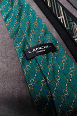 Vintage Designer Silk Tie (LANCEL / Mila Schön / Ferragamo)