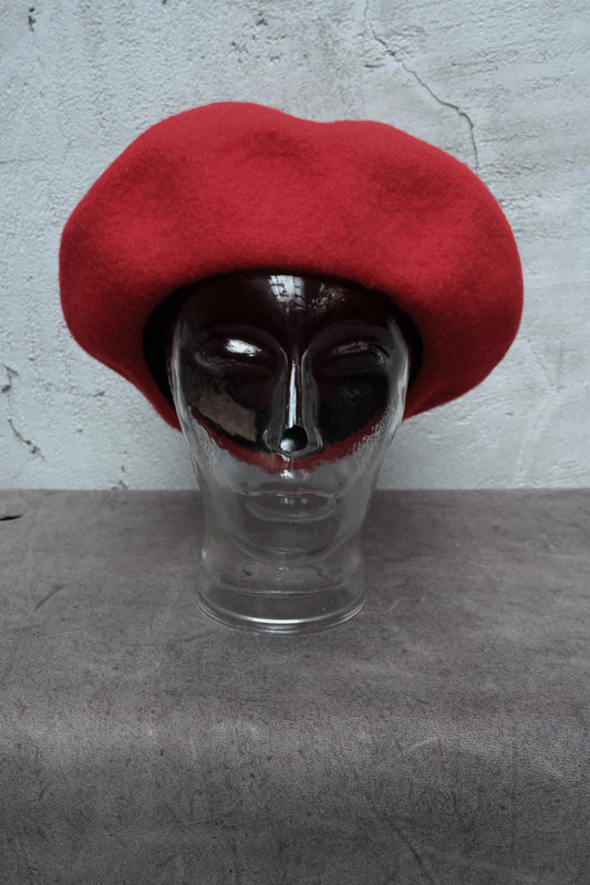 NAISSANCE × CA4LA Wool Beret 聯名紅色羊毛貝雷帽 日本製