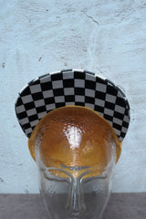 Vintage New York Taxi Checkerboard Snapback Cap 紐約計程車棋盤格棒球帽