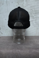 Number (N)ine SS06 FUCK Leather Patch Mesh Trucker Cap 宮下貴裕 皮革貼布網眼卡車帽