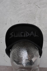 Suicidal Tendencies Logo Black Mesh Trucker Cap 樂團 Logo 黑色網眼卡車帽