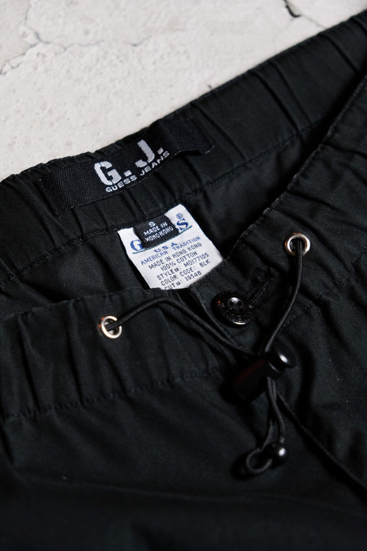 Guess Jeans Y2K Cargo Work Pants アメリカのデニムブランドの巾着ドローストリングワークパンツ