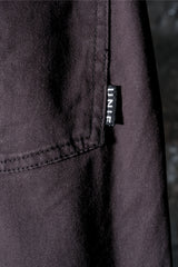 UNIF Hannya Mask Embroidered Side Panel Jogger Pants 般若刺繡貼布側章縮口棉褲