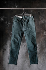 UNITED ARROWS &SONS Overdyed Green Cut Off Denim Jeans, Made in Japan 墨綠套染切邊丹寧褲 日本製