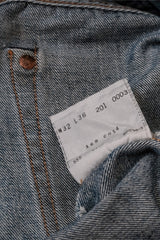 Levi's Vintage Clothing Lot 201 LVC Repaired Selvedge Denim Jeans Boro Repair Denim Pants LVC Lot 201 復刻 赤耳丹寧 大面積修補款