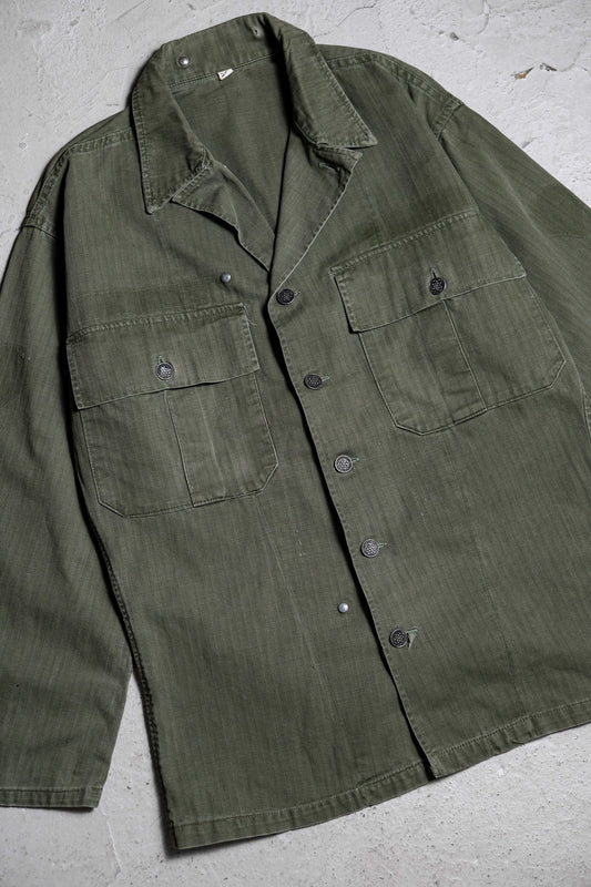 1940’s WW2 US ARMY HBT Shirt 二戰美軍 13星釦人字紋野戰襯衫