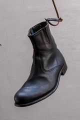 Vintage Side Zip Leather Ankle Boots Made in Italy 側拉鍊真皮短靴 義大利製