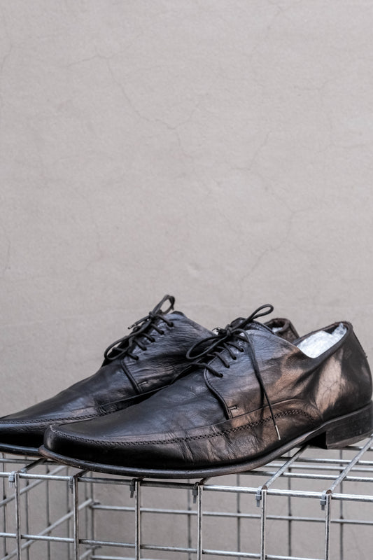 HUGO BOSS Black Leather Derby Shoes 黑色真皮德比紳士鞋