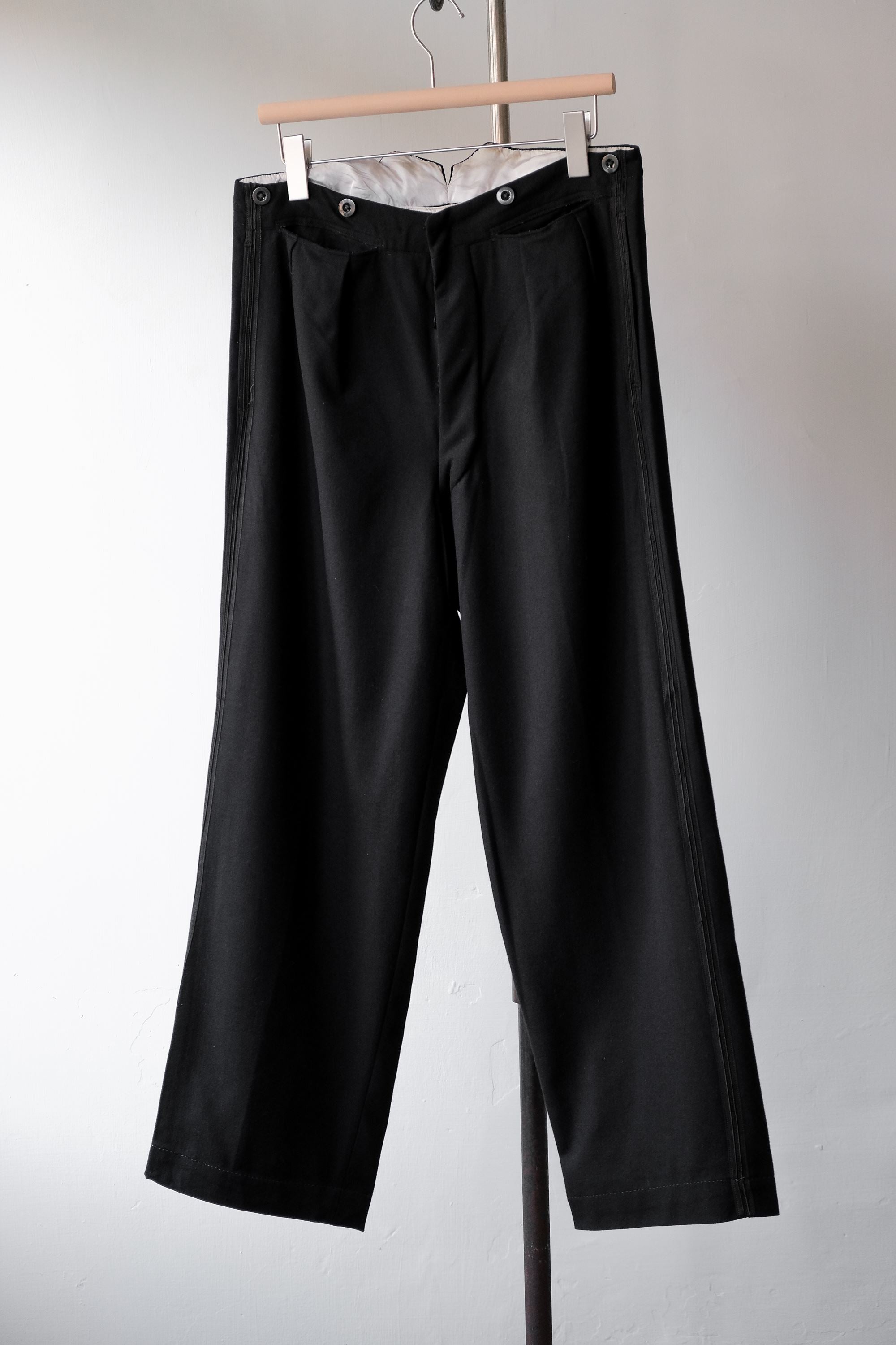 1920's~50's Vintage Wool FishTail Back Trousers