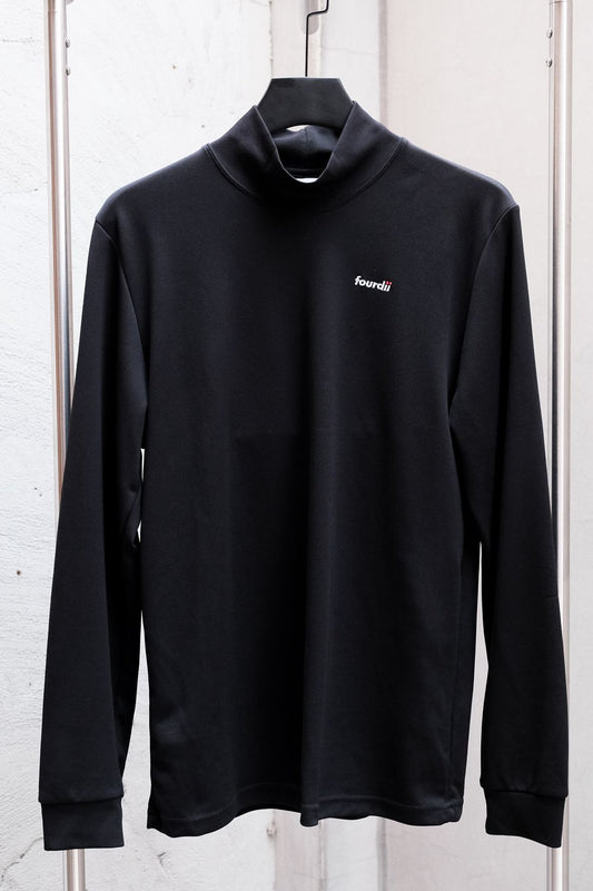 4DIMENSION Mock Neck Mesh LS Tee