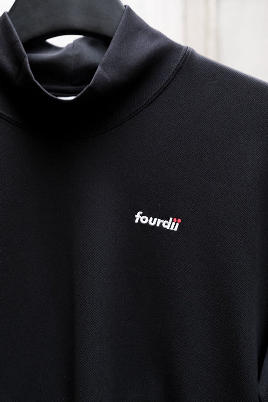 4DIMENSION Mock Neck Mesh LS Tee