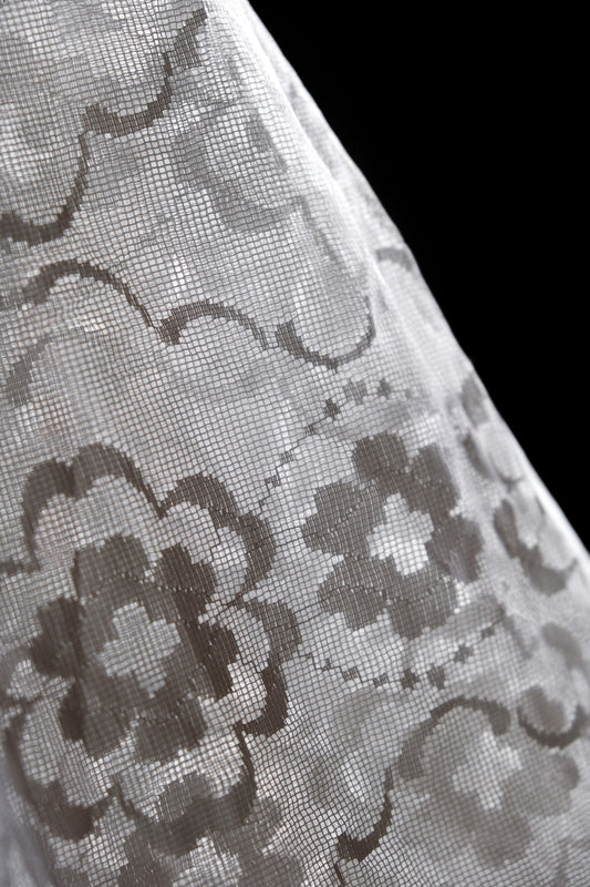 European Vintage Lace Sheer Curtains 歐洲復古蕾絲雕花透光窗簾 紗簾 布料