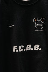 2007 F.C.Real Bristol × Tokyo Mickey Weeks F.C. Mickey Mouse No.10 Tee Black