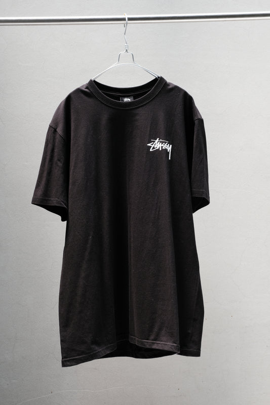 Stussy International Eye Back Print Tee Black Made in Mexico