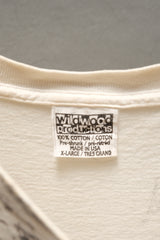 1990s Wildwood Productions Michelangelo All Over Print Art Tee Natural Made in USA