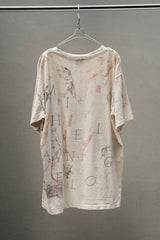 1990s Wildwood Productions Michelangelo All Over Print Art Tee Natural Made in USA