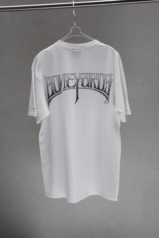 2008 Stussy × NEIGHBORHOOD "Boneyards" Tee White