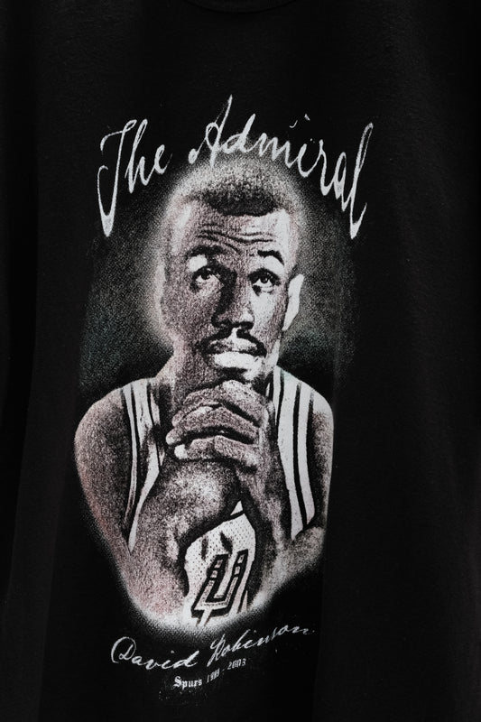 2003 Full Court Press David Robinson "The Admiral" San Antonio Spurs Tribute Tee