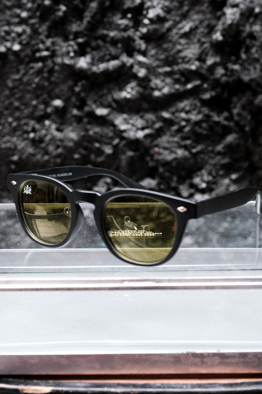 IRIE FISHING CLUB -MAD SKIN SHADE- Sunglasses 太陽眼鏡 (霧黑波士頓框)