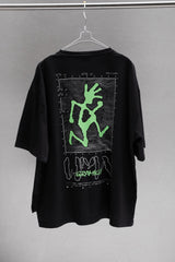 Gramicci Running Man Back Print Pocket Tee Black