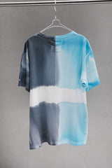 nanamica OOAL Hand Dyed Tee Blue