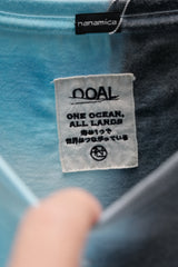 nanamica OOAL Hand Dyed Tee Blue