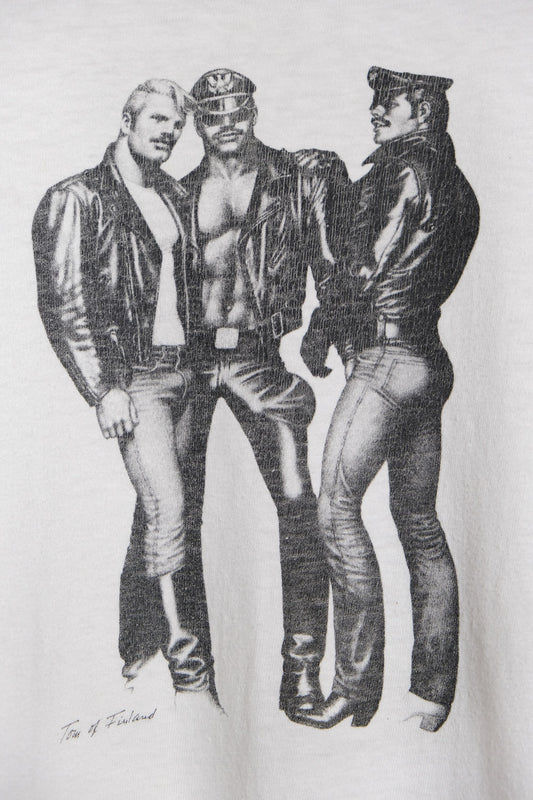 90’s Vintage Tom of Finland “Daddy and the Muscle Academy”  Tee 芬蘭同志情色藝術家 電影短踢 美國製