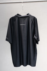 Sub Seventy Mock Neck Short Sleeve Golf Top Charcoal