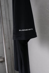 Sub Seventy Mock Neck Short Sleeve Golf Top Charcoal