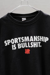 UNDEFEATED "Sportsmanship Is Bullshit / Play Dirty" Tee Black