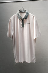 Nike Dri-FIT Golf Polo Shirt with Camo Collar Off White