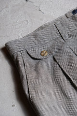 Lee Vintage Authentic Clothing Houndstooth Pants Retro Houndstooth Pleated Vintage Pants