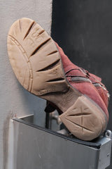 A.S.98 Triple Buckle Distressed Leather Boots三扣帶復古舊化皮革靴