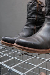 A.S.98 Distressed Leather Side-Zip Ankle Boots舊化皮革側拉鍊踝靴 義式工匠風格