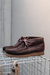Clarks Originals Wallabee Brown Suede Boots經典棕色麂皮袋鼠鞋 莫卡辛