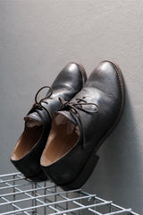 Officine Creative "OFFICE" Calf Leather Derby Shoes Object Dyed"  黑色小牛皮德比鞋 成鞋染色水洗舊化