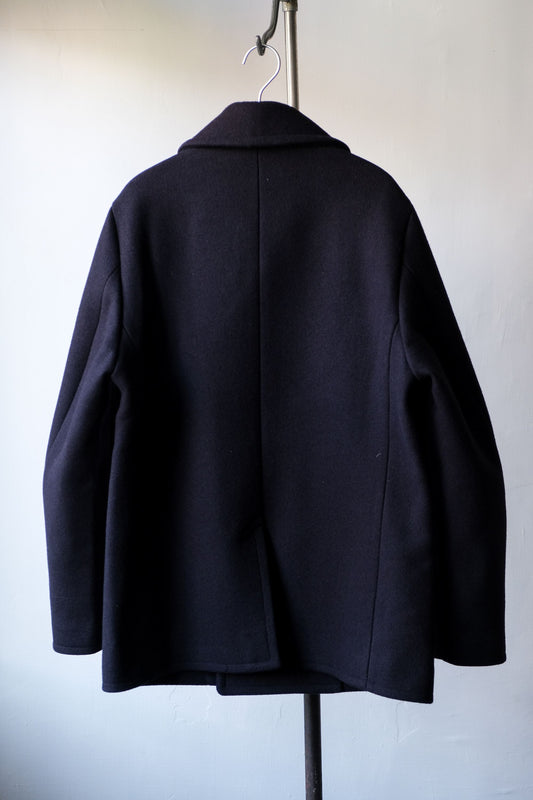 YAECA Like Wear Wool Navy Pea Coat