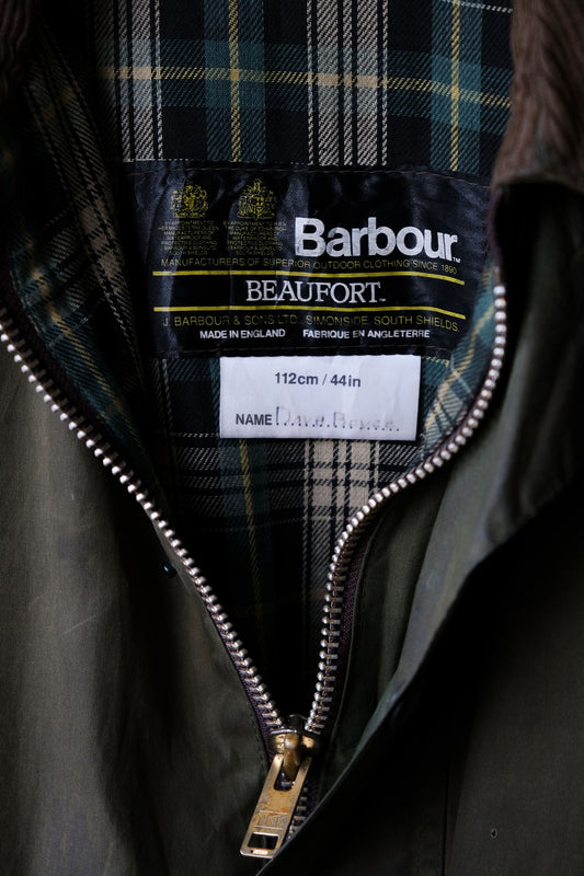 Barbour Vintage Beaufort Wax Jacket (Double Crown 1982~87s)