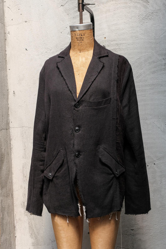 Professor.E 25SS-PE-JKT-01 E Jacket 亞麻混紡西裝外套