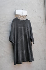 Professor.E 23SS｜Tee-03棉質仿舊黑色短袖上衣