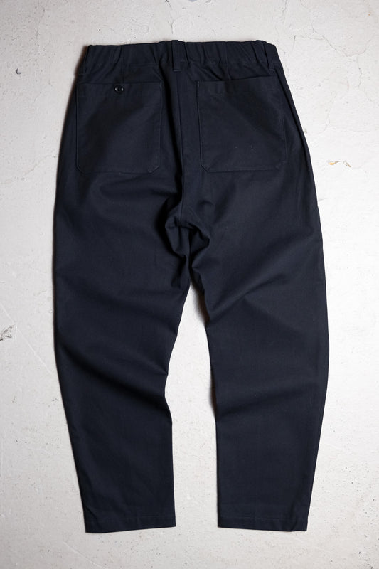 Still By Hand Cotton Tuck Pants Japanese designer brand cotton tapered pleated trousers Made in Japan