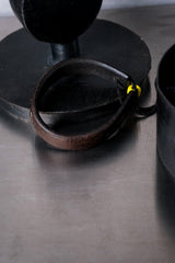 Goro’s Leather bracelet with gold-tone metal accent 高橋吾郎 金屬點金皮革手環