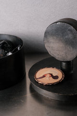 Vintage Art Deco Oval Lady Portrait Pin Brooch 復古橢圓仕女畫像金屬胸針