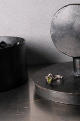 Sterling Silver Vintage Peridot Sunlit Ring 純銀古著橄欖石暖陽戒