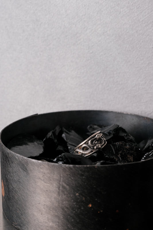 Sterling Silver Vintage Serpent's Embrace Ring 純銀古著雙蛇纏繞戒
