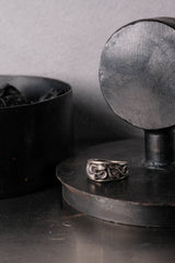Sterling Silver Vintage Serpent's Embrace Ring 純銀古著雙蛇纏繞戒