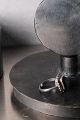 Vintage Black Onyx Midnight Sterling Silver Ring 純銀古著黑瑪瑙銀戒