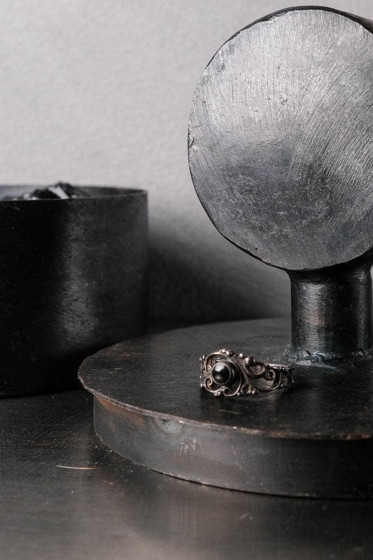 Vintage Baroque Reverie Sterling Silver Ring 純銀古著巴洛克唐草戒